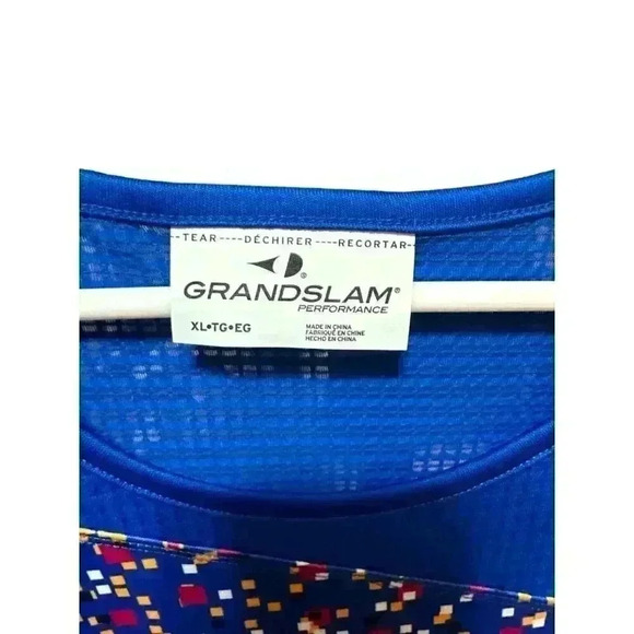 Grandslam Performance Blue Moisture Wicking Pickleball Tank, Size XL, NWT - Picture 2 of 6